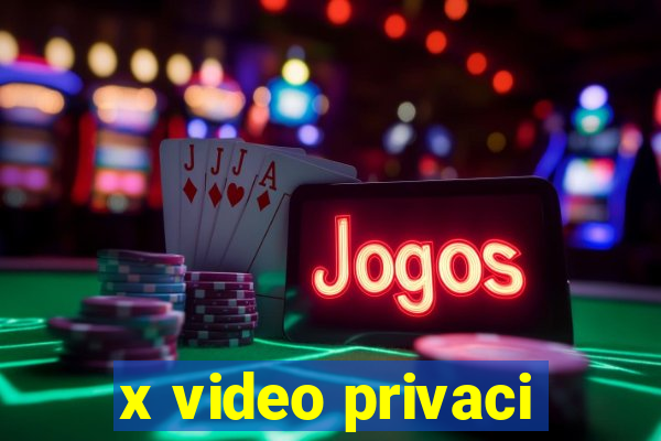 x video privaci